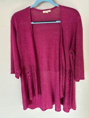 Eileen Fisher Linen & Silk Cardigan